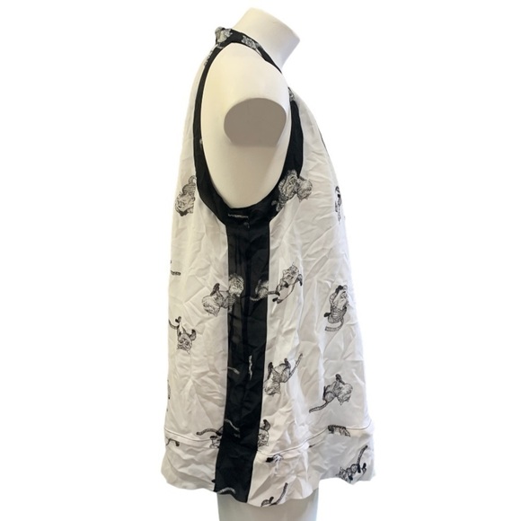 Disney Alice Through The Looking Glass Designer Collection Cheshire Cat Blouse M - Picture 2 of 6